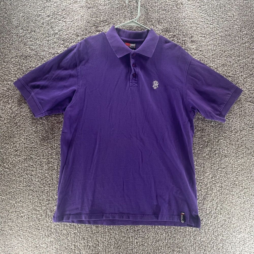 Vintage Southpole Polo Shirt Adult Extra Large‎ Purple 90s Hip Hop Cotton Mens
